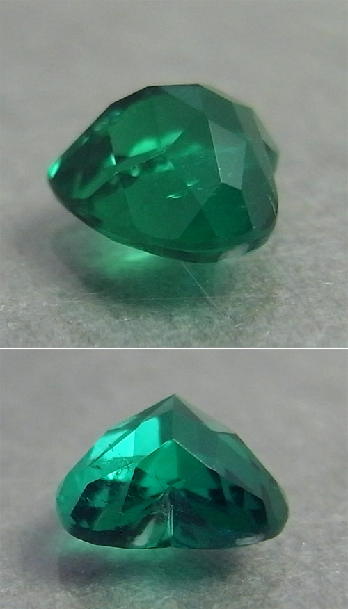 画像: エメラルド（0.71ct）　ハート